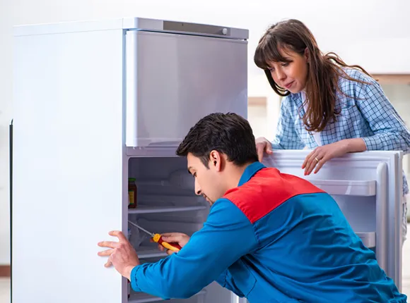 Emergency refrigerator repair services, ensuring your appliance is up and running quickly with expert technicians.