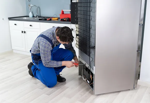 Residential refrigerator repair services, specializing in quick fixes for cooling issues and appliance malfunctions.